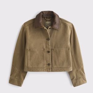 NWT Abercrombie & Fitch twill barn Jacket